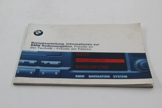 Original BMW E46 Betriebsanleitung Informationen Radionavigation 01400002588 DE