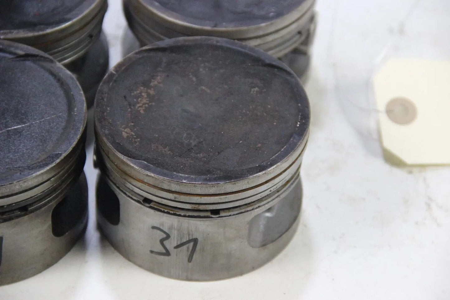 Original BMW E30 M3 S14 S14b23 2.3 4x Kolben Mahle 93v81 93,335mm  Piston