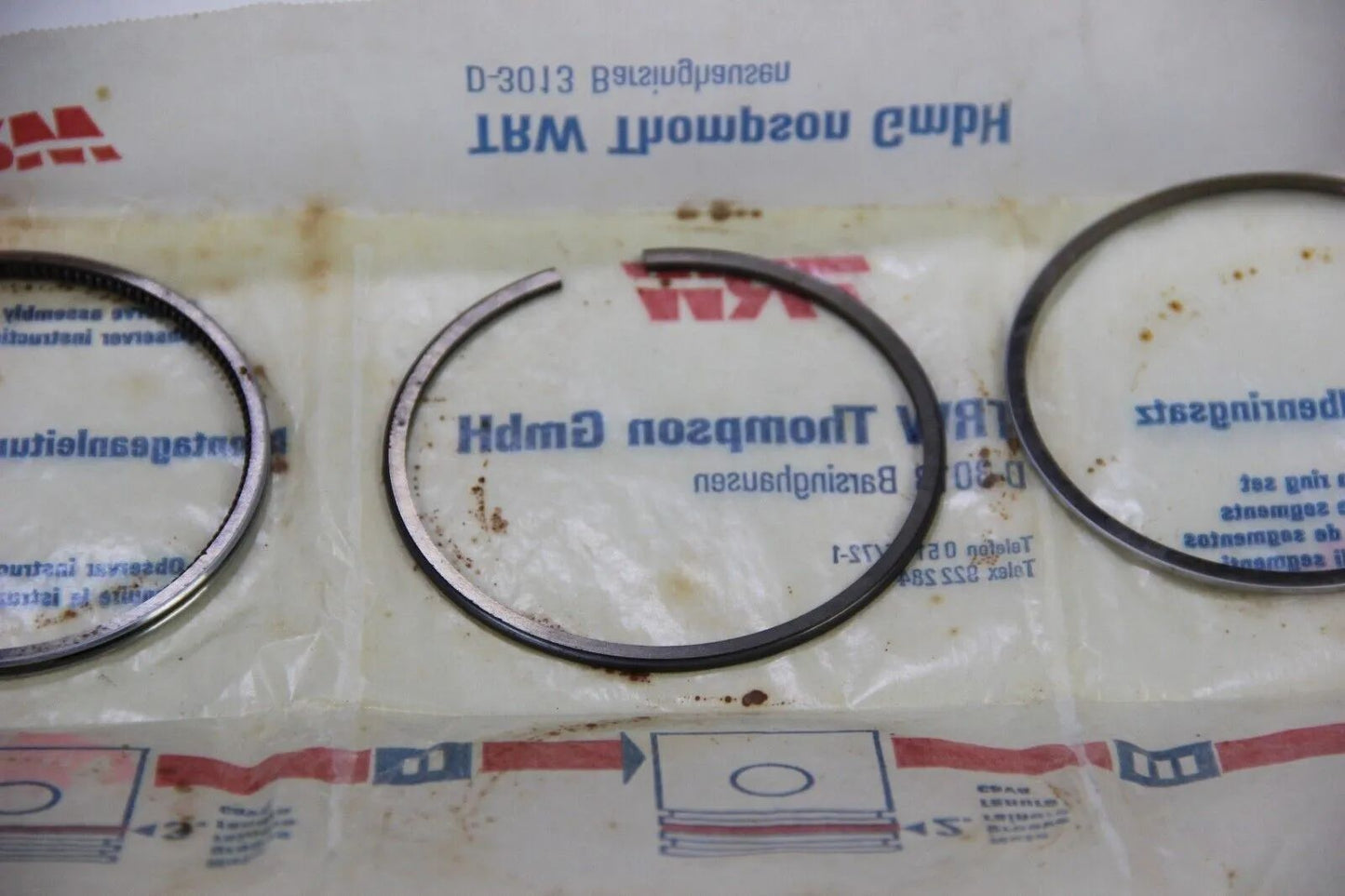 Original BMW 114 NK E21 E30 Reparatursatz Kolbenring 84,00mm