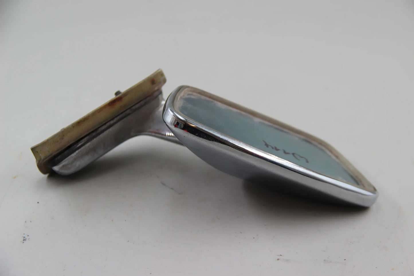 Original Mercedes W114 W115  /8 1.Serie Seitenspiegel Spiegel Links Chrom Klein