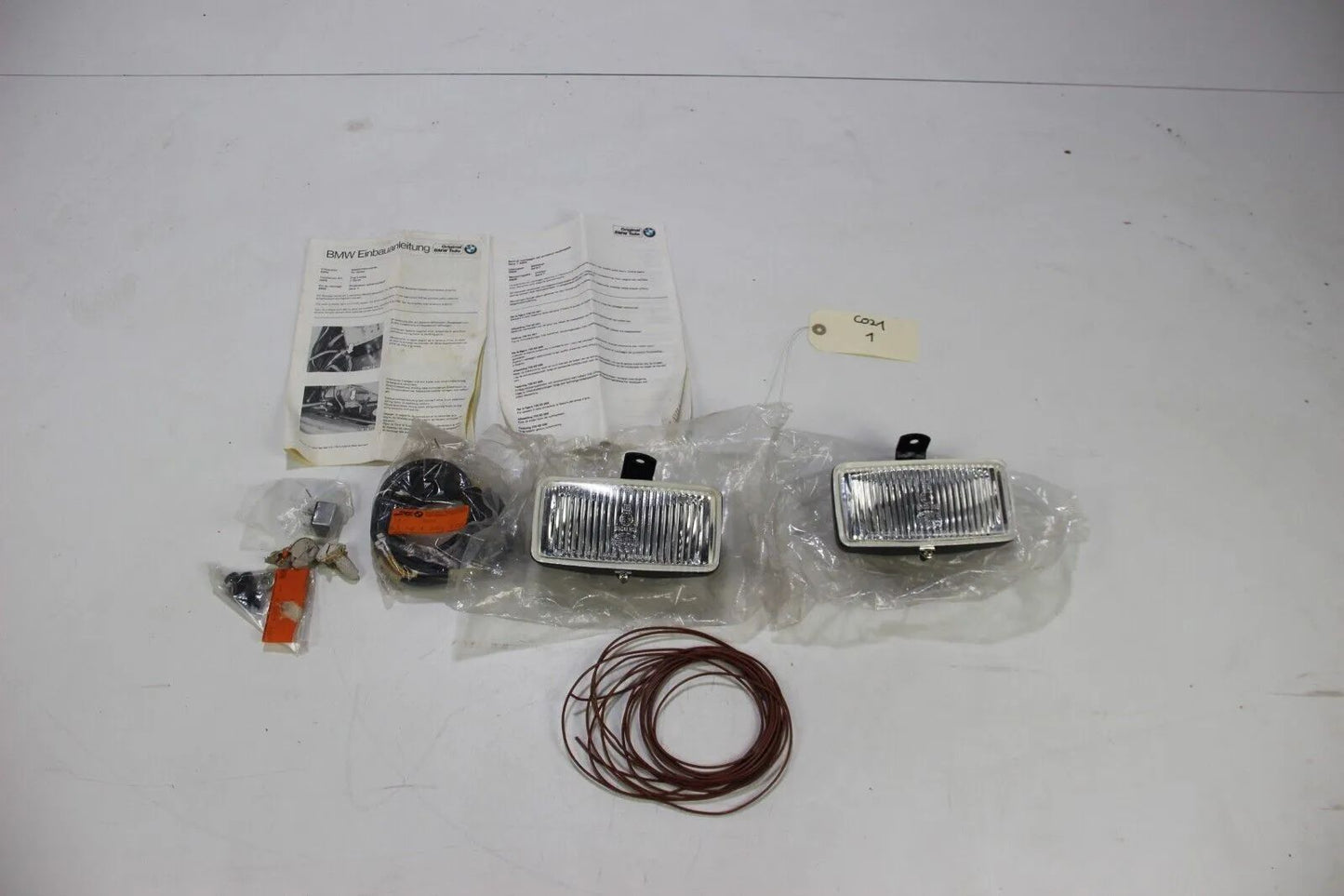 Original BMW E23 7er 728i-745i	Nachrüstsatz Nebelleuchten Kabelbaum NOS 63171363