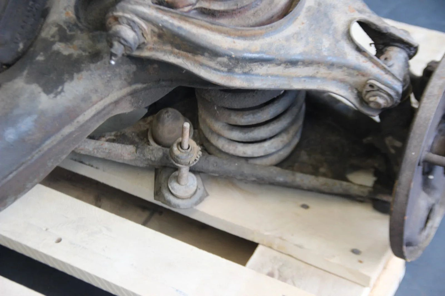 Original Mercedes 190SL Vorderachse Vorderachsträger Lenkgetriebe Komplett