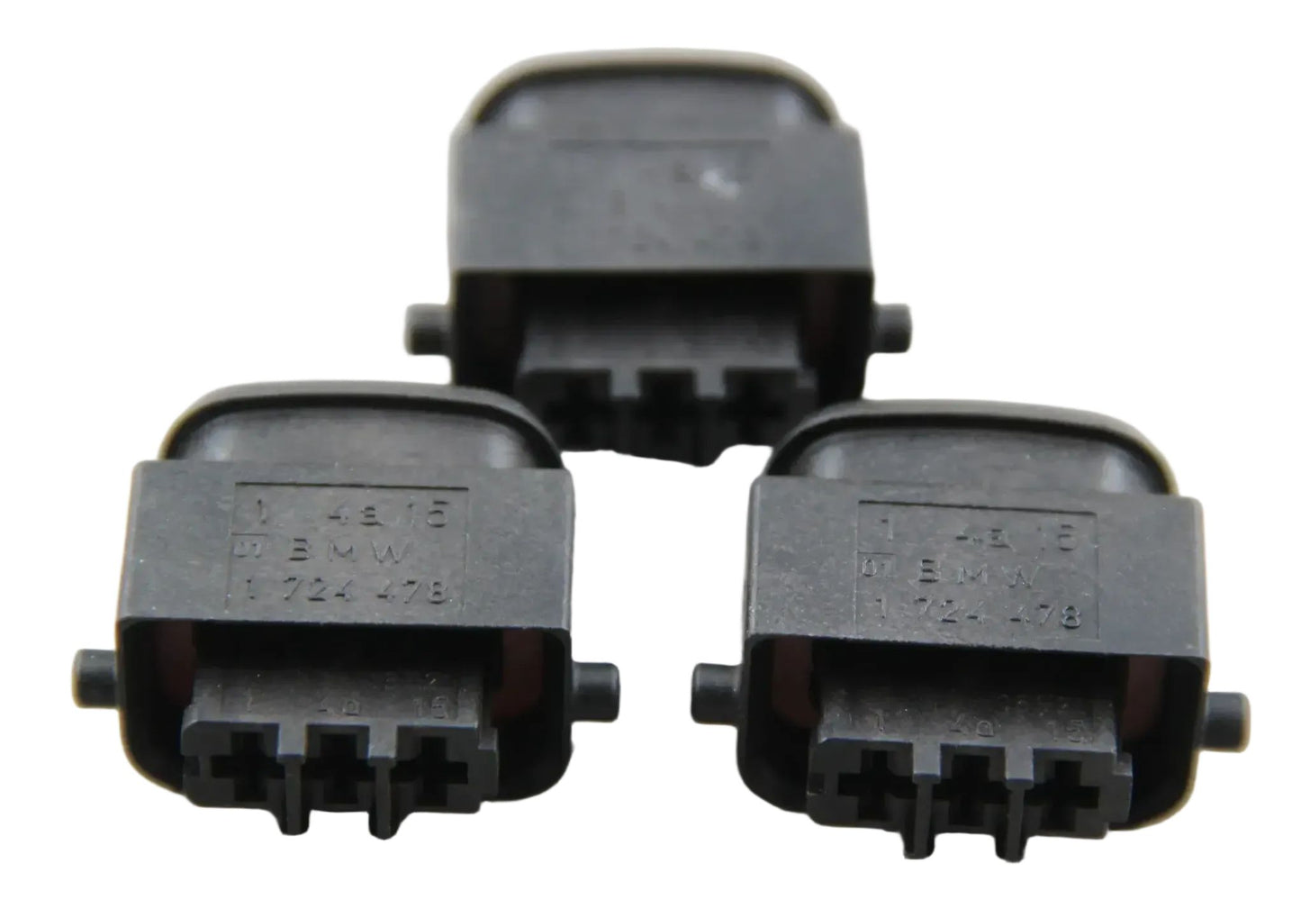 Original BMW E30 E36 E46 E34 E39 E32 E38 3x Steckergehäuse 3 POL. 12521724478