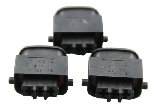 Original BMW E30 E36 E46 E34 E39 E32 E38 3x Steckergehäuse 3 POL. 12521724478