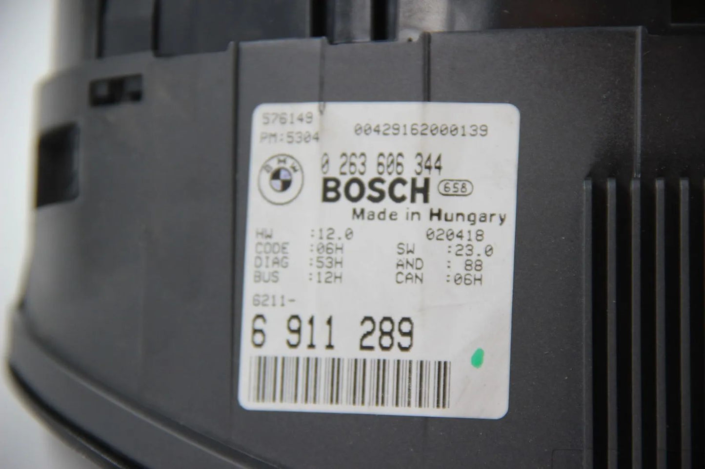 Original BMW E46 Diesel Instrumentenkombination uncodiert KM/H NOS 62116911289