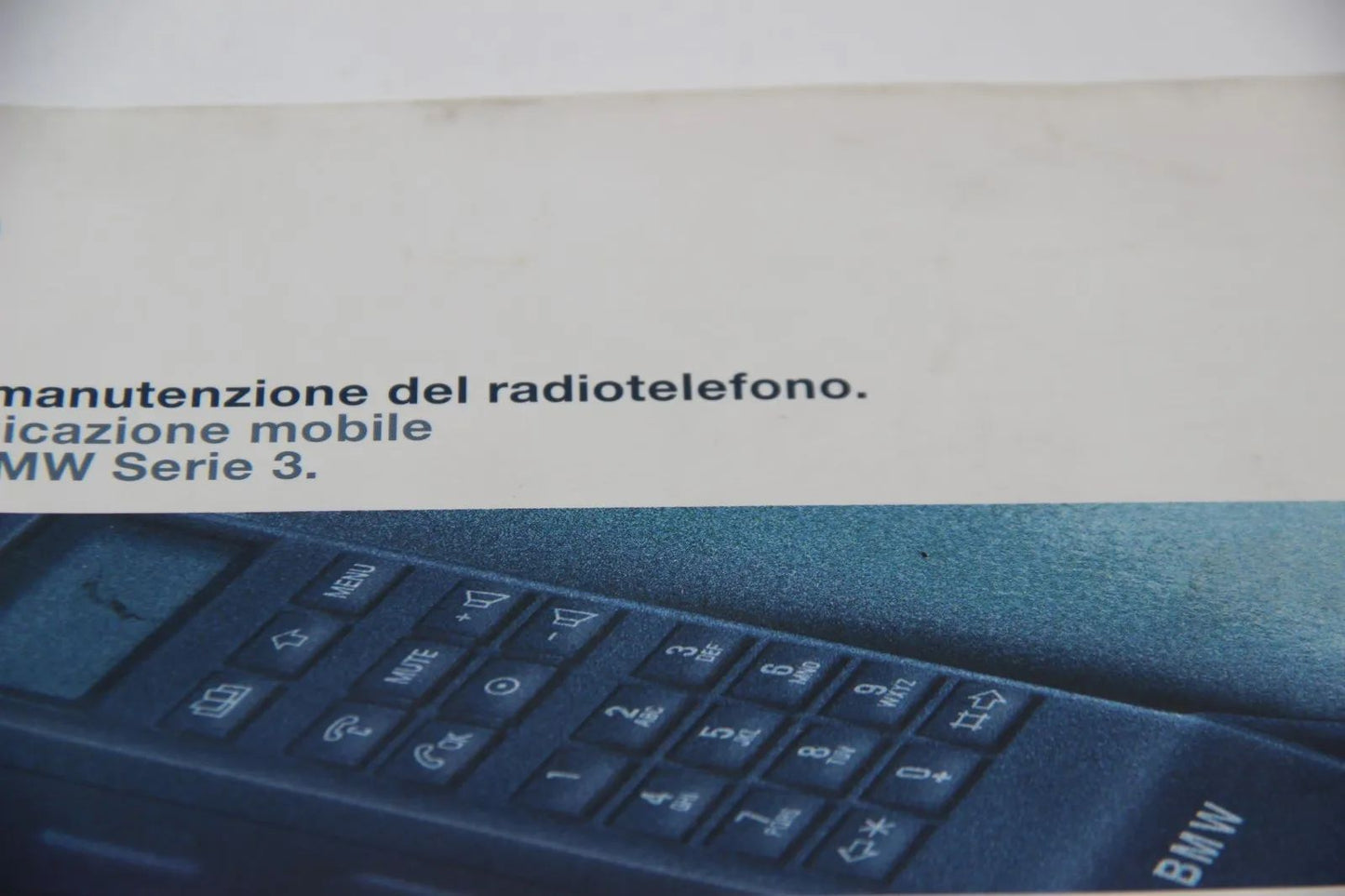 Original BMW E46  Betriebsanleitung Radio Telefon Italienisch 1440004441