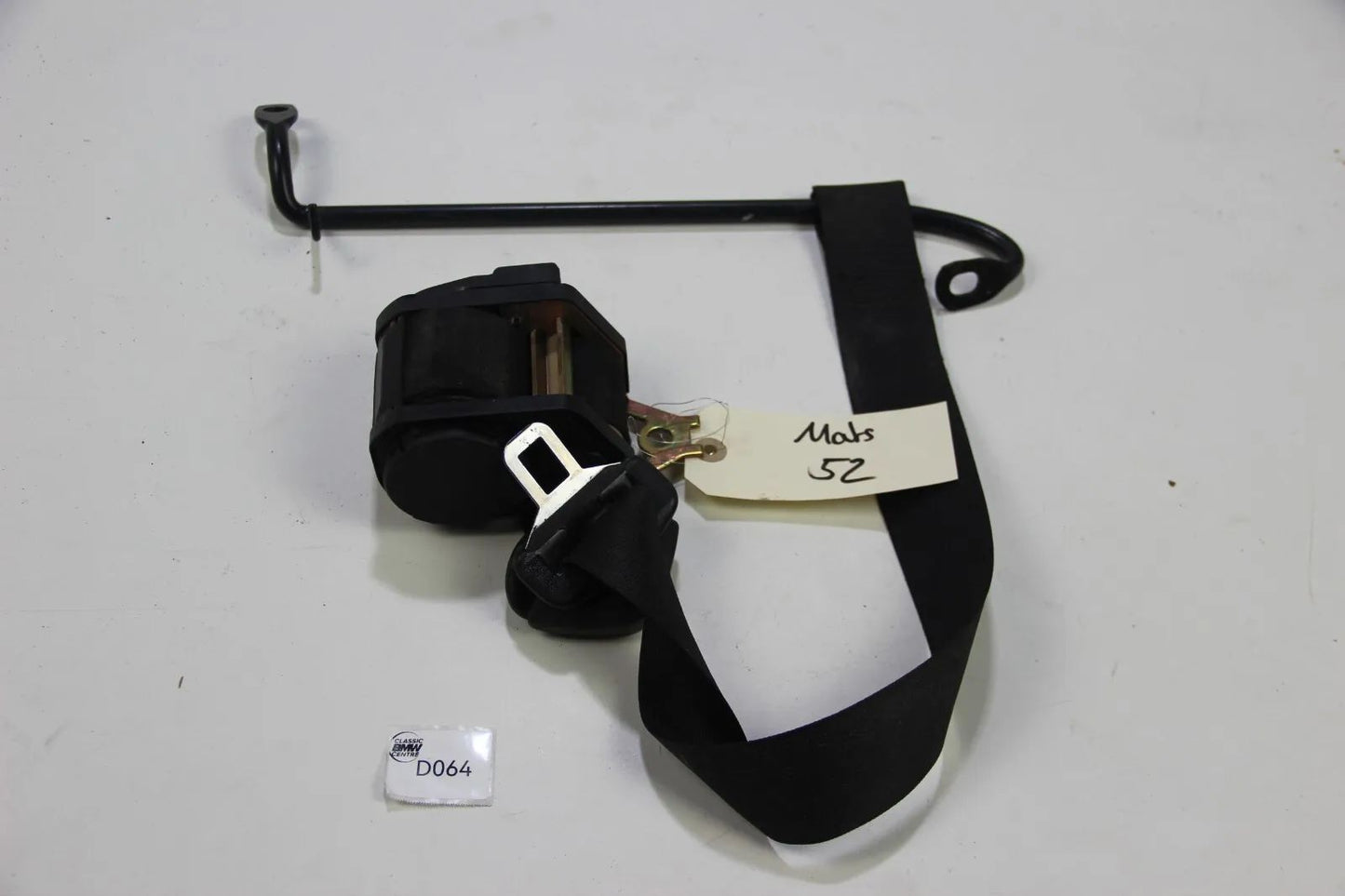 Original BMW E30 Sicherheitsgurt + Halterung 1941401 Seatbelt vorne rechts 2-Tür