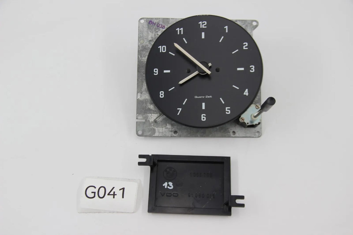 Original BMW E21 316 318 M10 Zeituhr Uhr + Abdeckung NOS 64111355756 62131359449