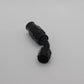 AN6 Alu Fitting 45 Grad NEU Dash6 Winkel schwarz Verbinder AN-6