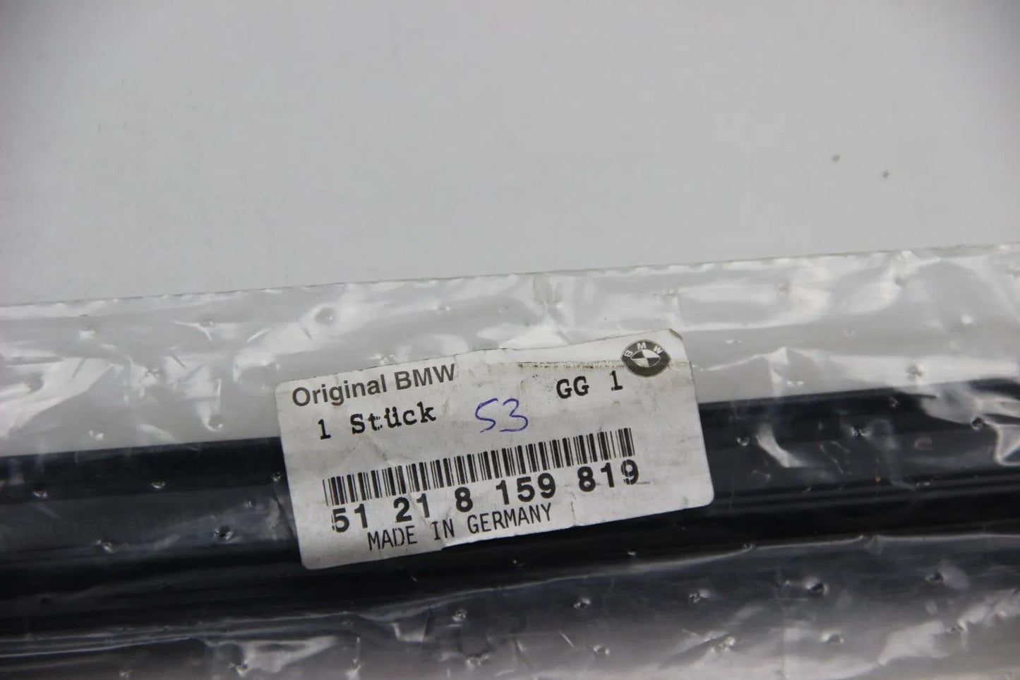 NEU ORIGINAL BMW 51218159819 5er E39 Türfenster Leiste Innen Links Trim Piece 5