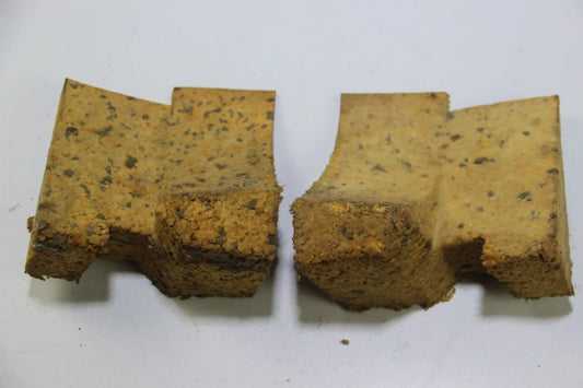 Original BMW E30 Schaumstoffblöcke unter Rücksitzbank Teppich Isolierung Schutz