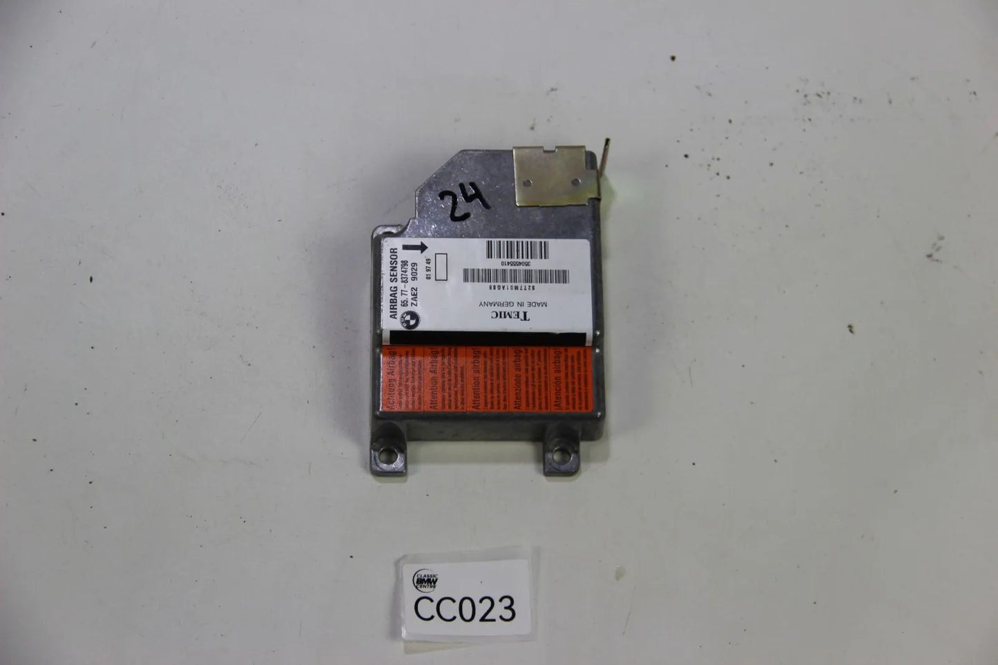 Original BMW E36 Coupe Airbag Steuergerät 65778374798 Controller Module Modul