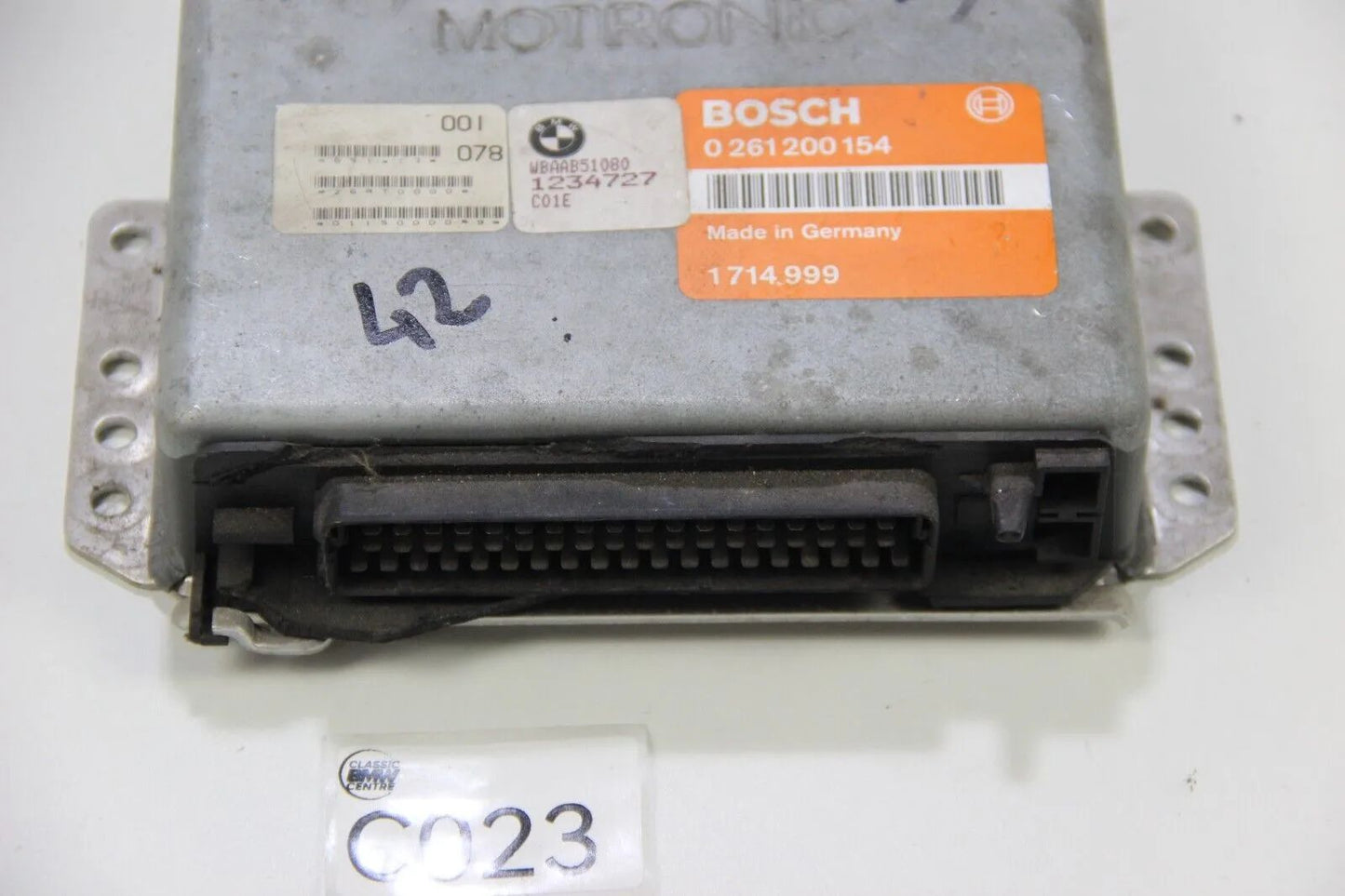 Original BMW E30 E28 Motorsteuergerät 325e 525e ETA 0261200154 3er 5er ab 12/86