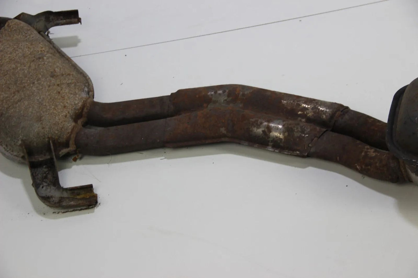 Original BMW E34 525i Auspuff Mittelschalldämpfer Endschalldämpfer 1709483