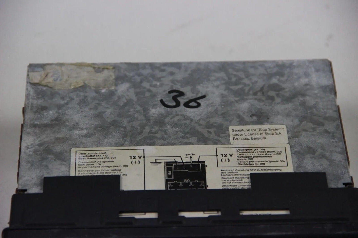 Original Blaupunkt Monteux RCR 30 Radio Autoradio Auto