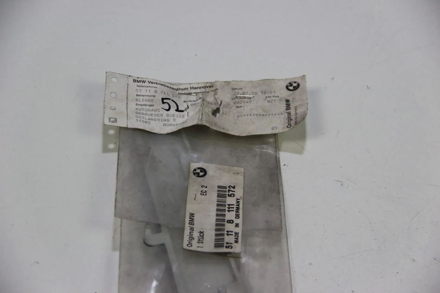 Original BMW 7er Serie E32 Blende  rechts Cover Right Trim 51118111572