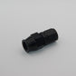 AN8 Alu Fitting 0 Grad NEU Dash8 schwarz gerade Verbinder AN-8