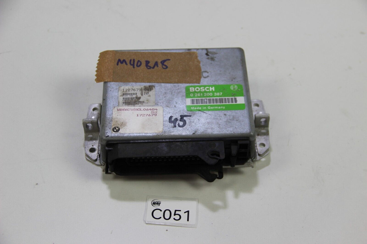Original BMW E30 E34 318i 518i Motorsteuergerät Bosch ECU 0261200387 Control Uni