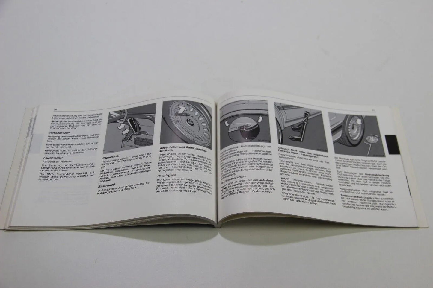 Original BMW E34 520i - 535i Betriebsanleitung 01409780730 Bedienungsanleitung 5