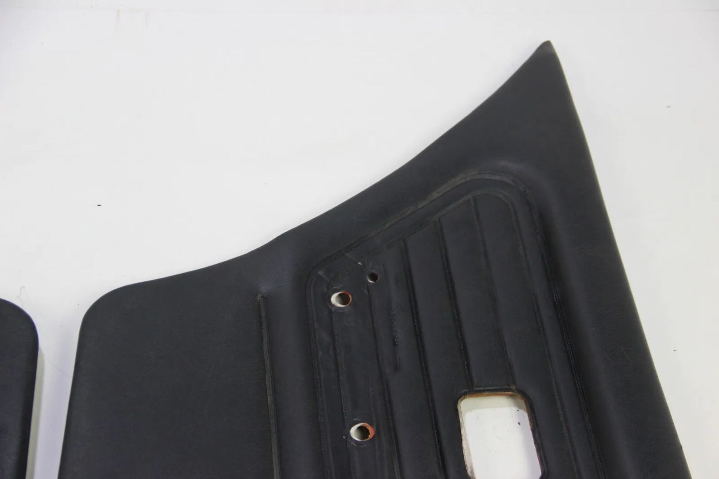 Original BMW E30 Limo Touring Türpappe Türverkleidung links rechts Leder schwarz