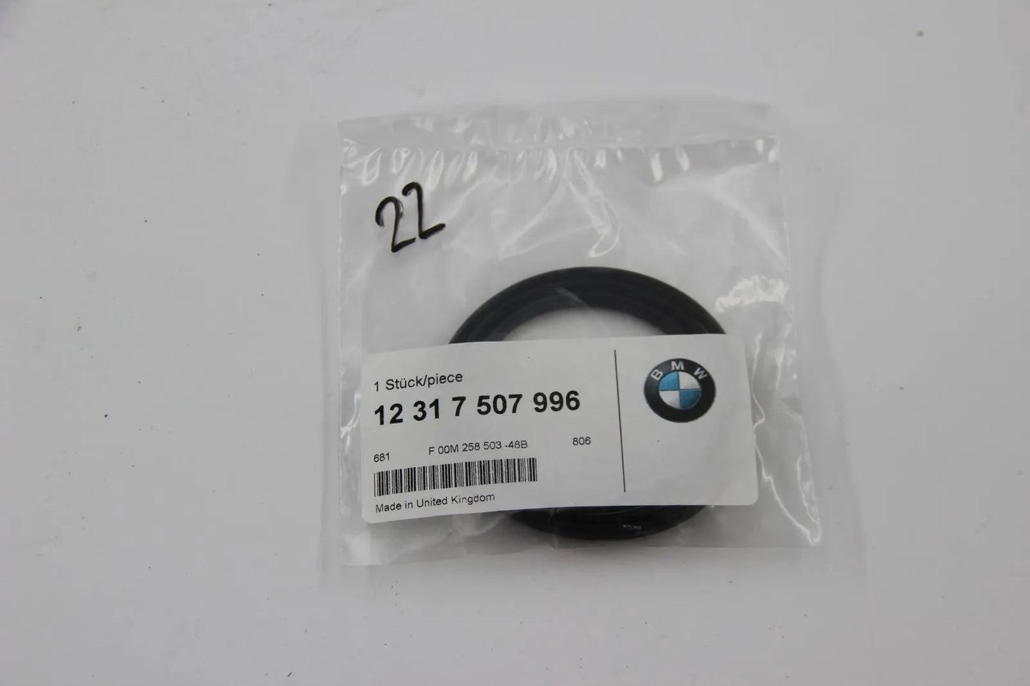 Original BMW E39 E38 E65  E53 Dichtring für Generator wassergekühlt 12317507996