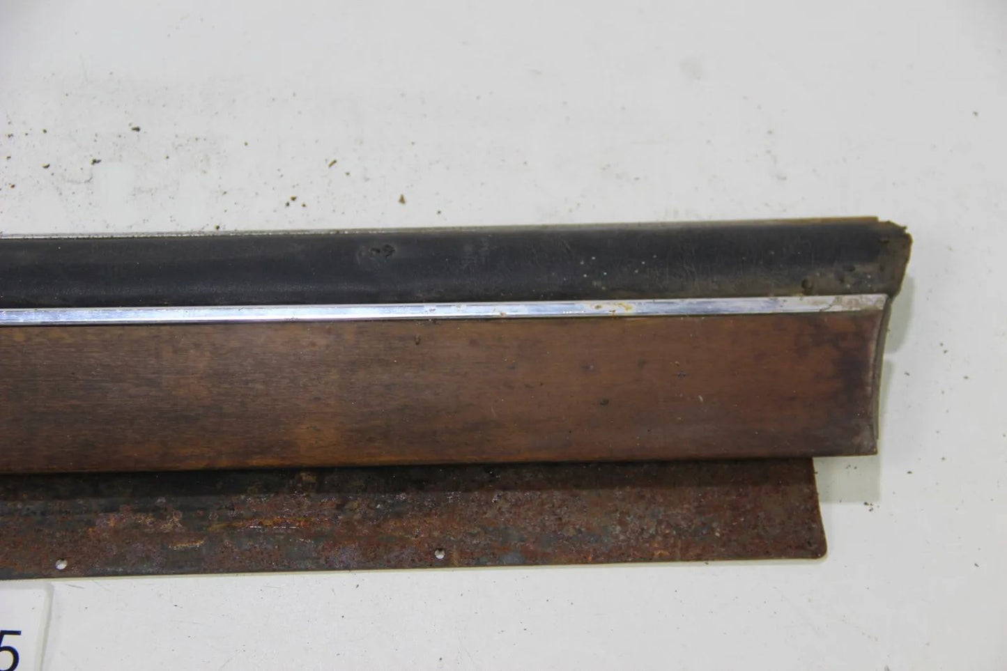 BMW E9 2.5 2.8 3.0 CSI CSL  Verkleidung Fensterschachtleiste hinten links Holz
