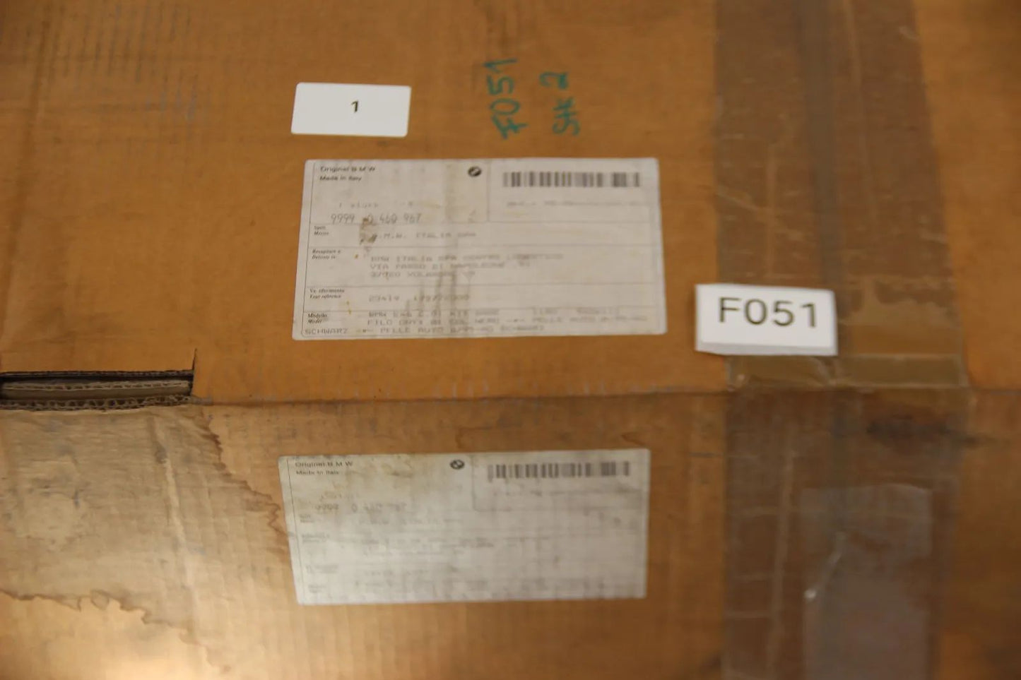 BMW E46 Limo Lederverkleidung/Bezug Innenausstattung schwarz NOS 99990460967