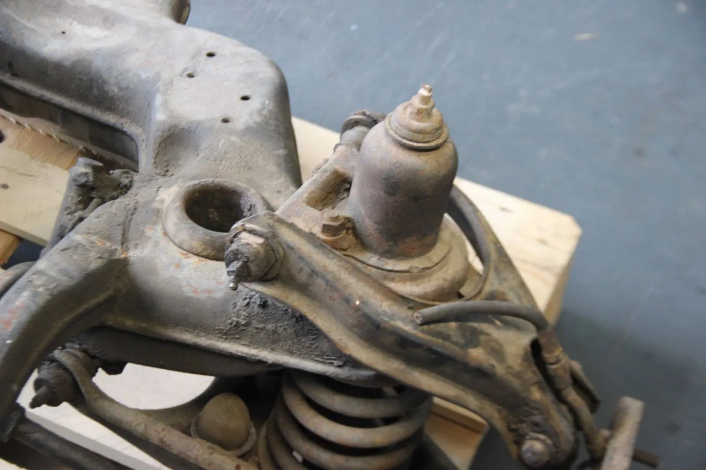 Original Mercedes 190SL Vorderachse Vorderachsträger Lenkgetriebe Komplett