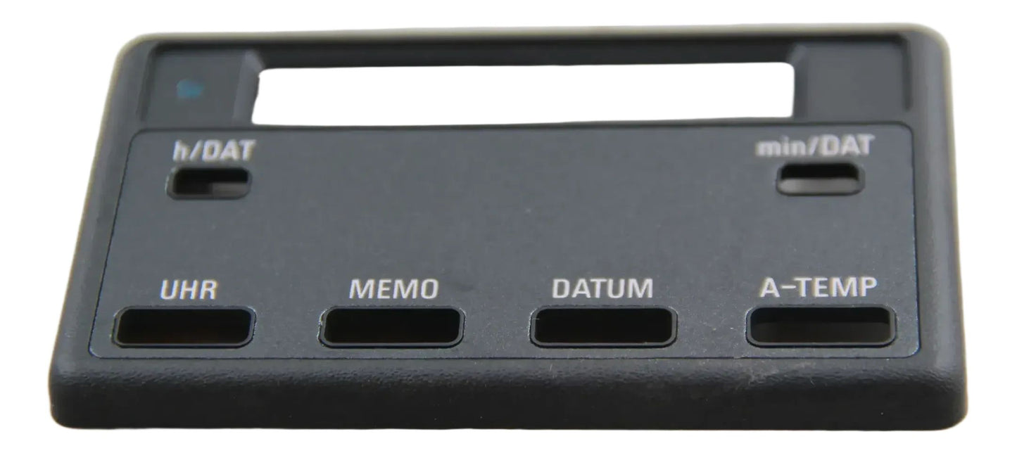 BMW E34 E32 Blende Aussentemperatur/Digitaluhr DEUTSCH beschädigt 62131374291