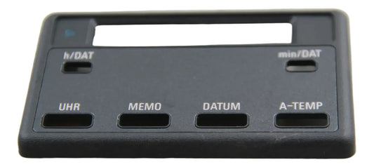 BMW E34 E32 Blende Aussentemperatur/Digitaluhr DEUTSCH beschädigt 62131374291