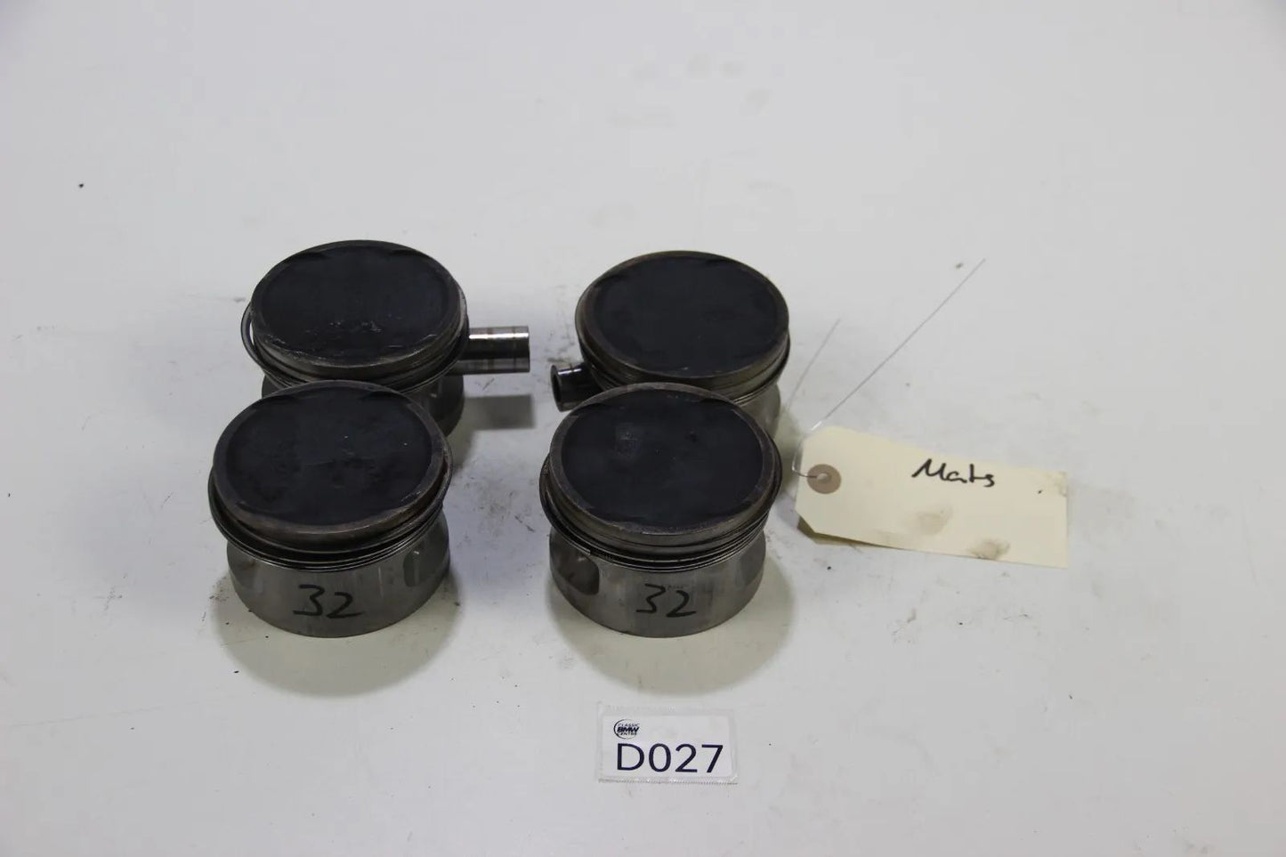 Original BMW E30 M3 S14 S14b23 2.3 4x Kolben Mahle 93v81 93,335mm  Piston