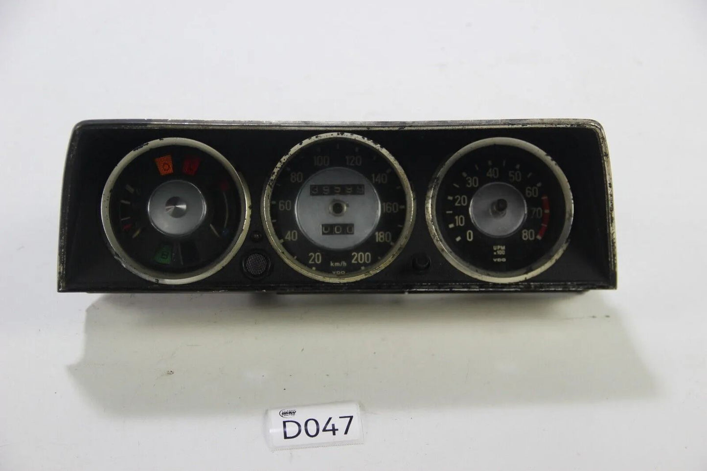 Original BMW E10 1502-2002 Kombiinstrument Drehzahlmesser 200kmh 8.000upm