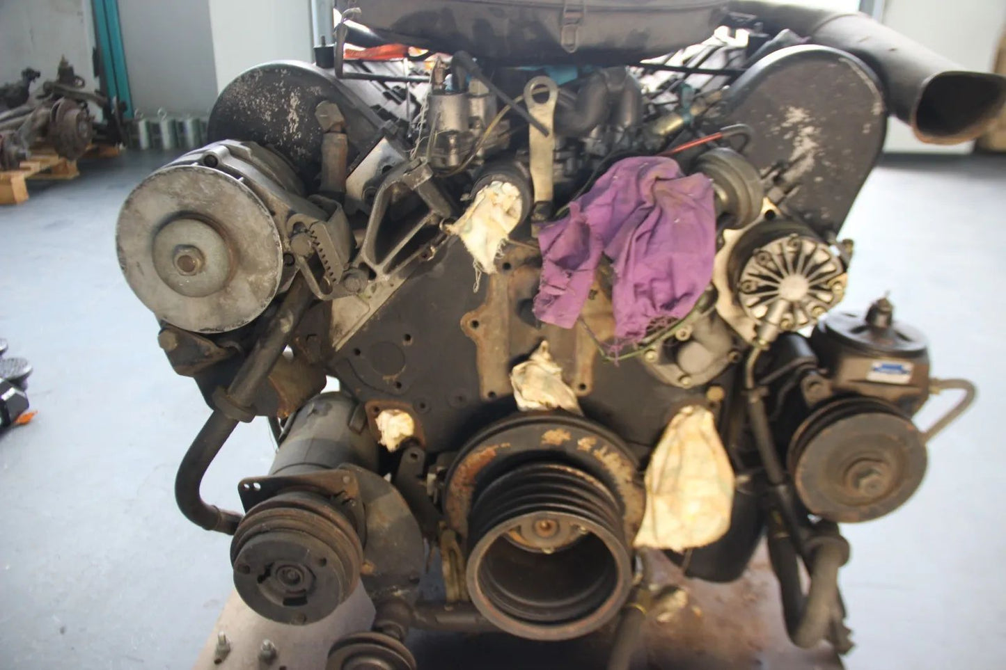 Original Mercedes W116 6.9 6.9er M100.985 Motor V8 8-Zylinder Benz OEM