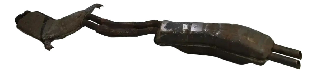 Original BMW E34 525i Auspuff Mittelschalldämpfer Endschalldämpfer 1709483