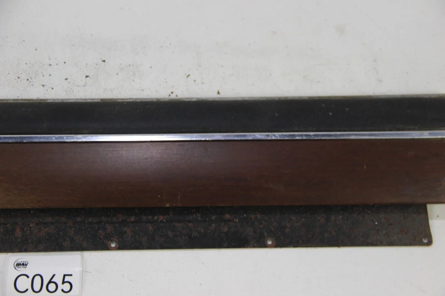 BMW E9 2.5 2.8 3.0 CSI CSL  Verkleidung Fensterschachtleiste hinten links Holz