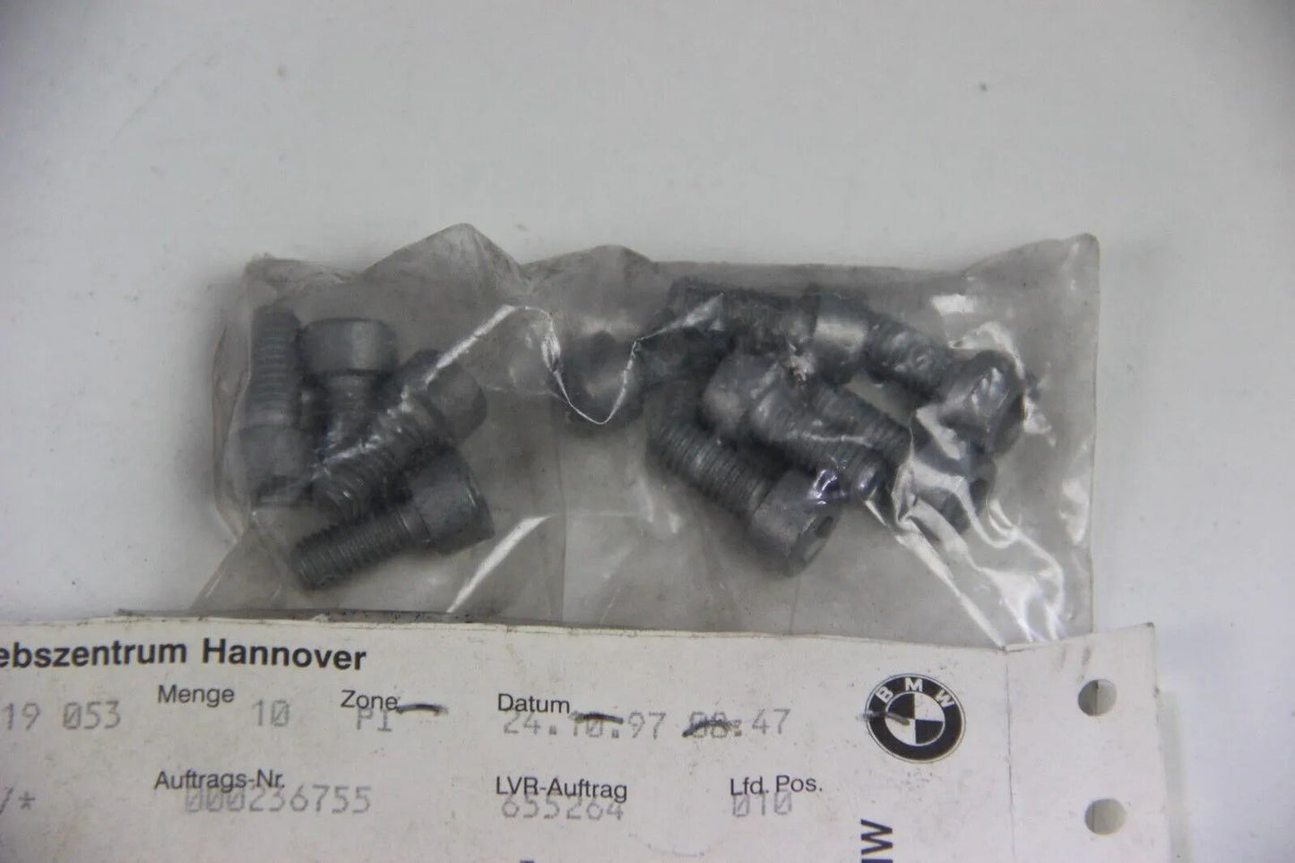 NOriginal BMW E21 E12 E28 E24 E23 10x Schrauben Zylinderschraube NOS 11521719053