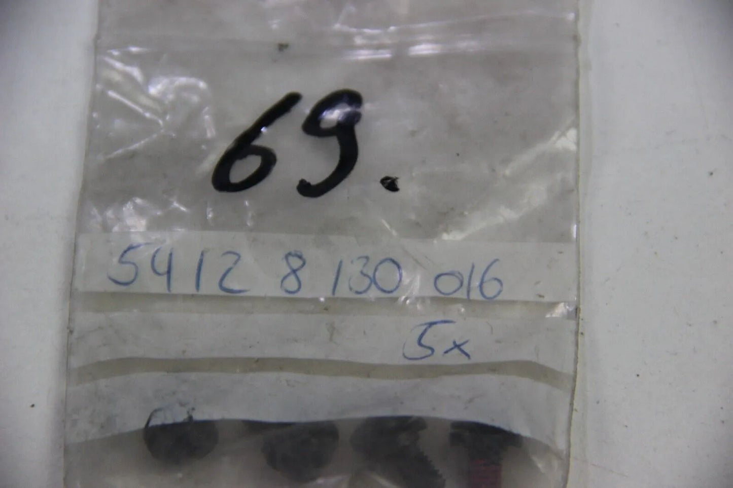 NEU Original BMW E36 E39 E38 5x Torxschraube mit Scheibe M5x10 54128130016 OEM