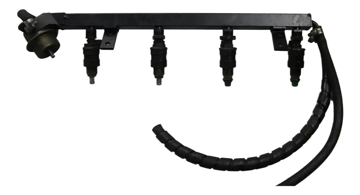 BMW E30 M3 Einspritzleiste Einspritzung Benzin fuel rail S14 Injektoren Injector