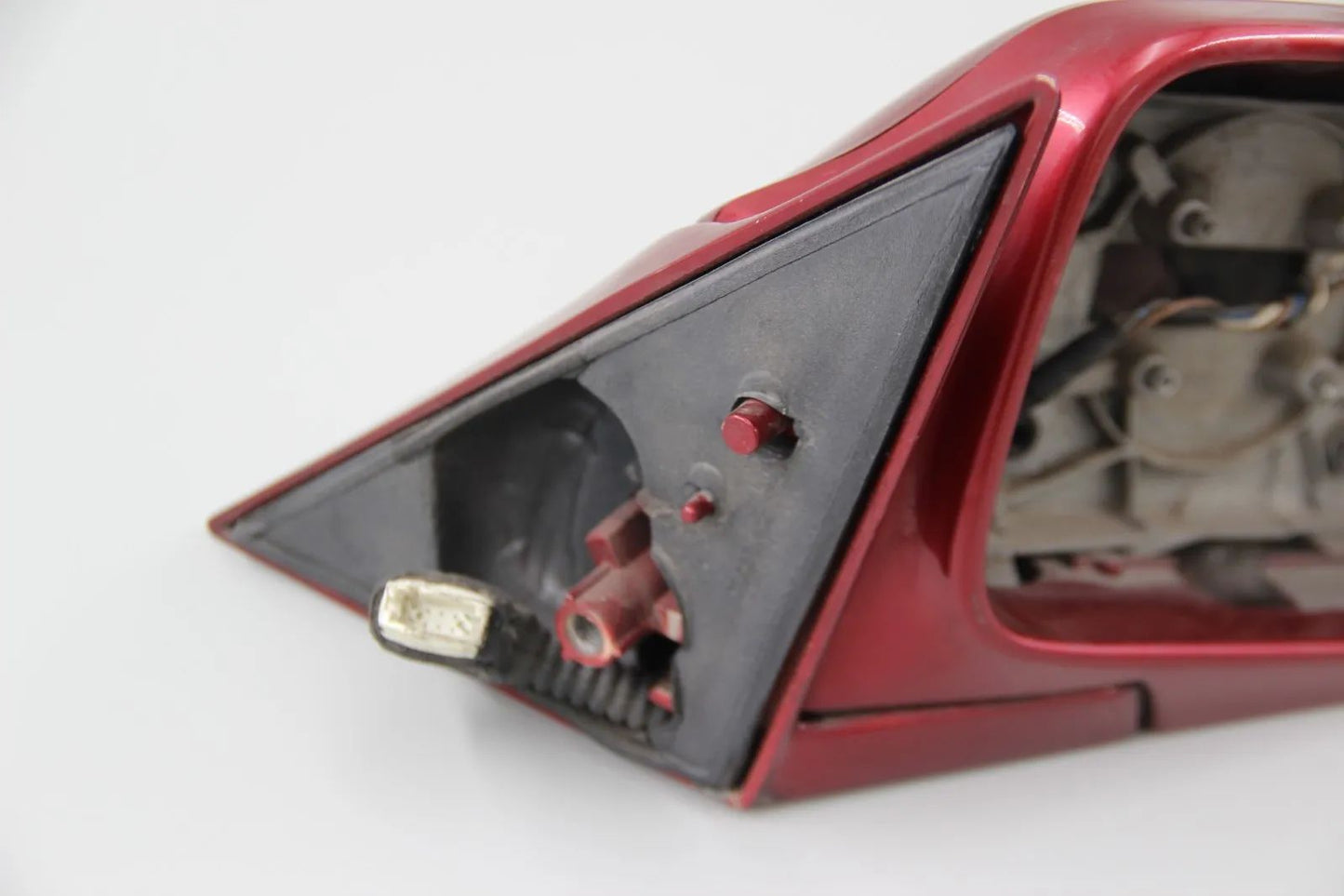 Original BMW E34 5er Aussenspiegel Spiegel elektrisch ohne Glas rechts Rot