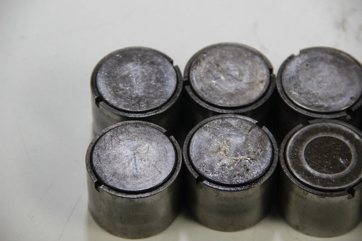 Original BMW E30 M3 S14 3er 16x Tassenstößel Satz mit Shims 11341308158