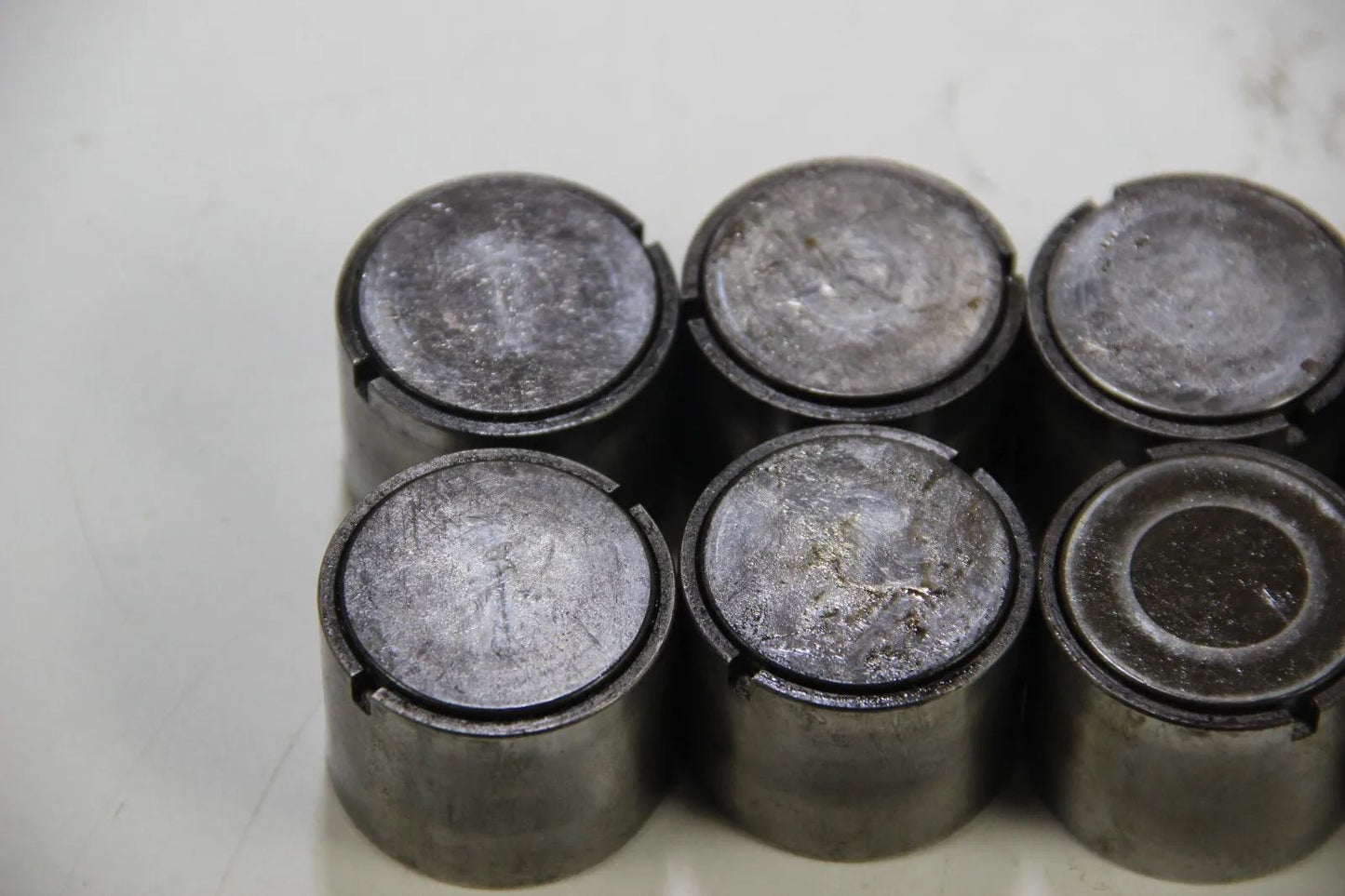 Original BMW E30 M3 S14 3er 16x Tassenstößel Satz mit Shims 11341308158