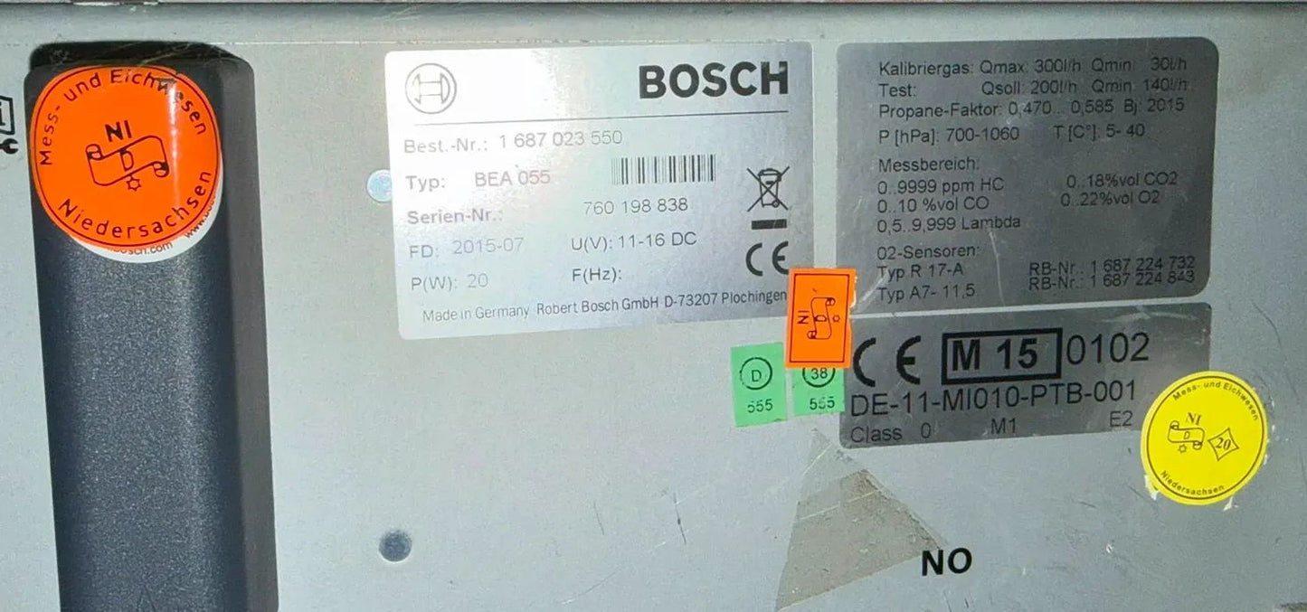 Bosch BOSCH BEA950 Abgastester Benzin und Diesel Abgasmessgerät TÜV