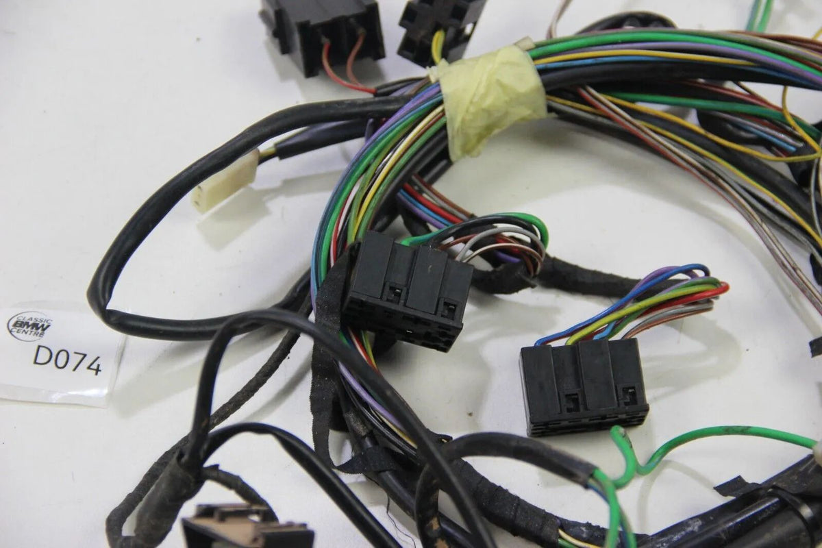 Original BMW E30 Kabelbaum Sicherung Gurt 1370980 1335244 Wiring Loom 316i-325i
