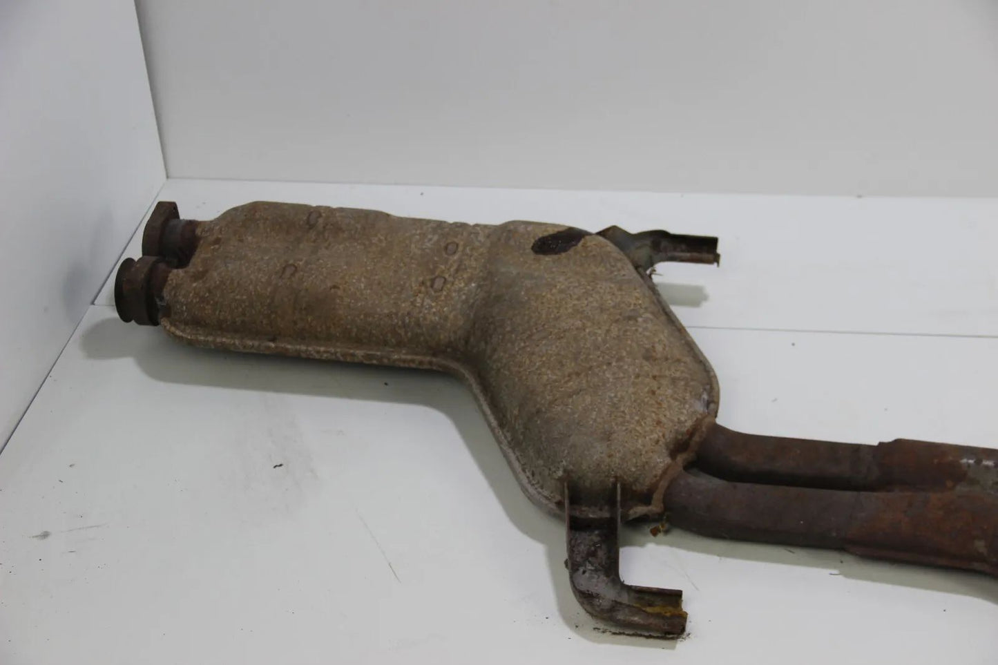 Original BMW E34 525i Auspuff Mittelschalldämpfer Endschalldämpfer 1709483