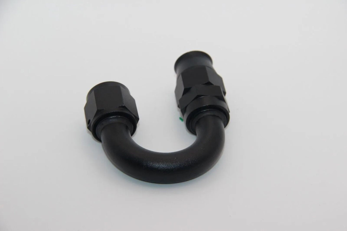 AN10 Alu Fitting 180 Grad NEU Dash10 Winkel schwarz Verbinder AN-10