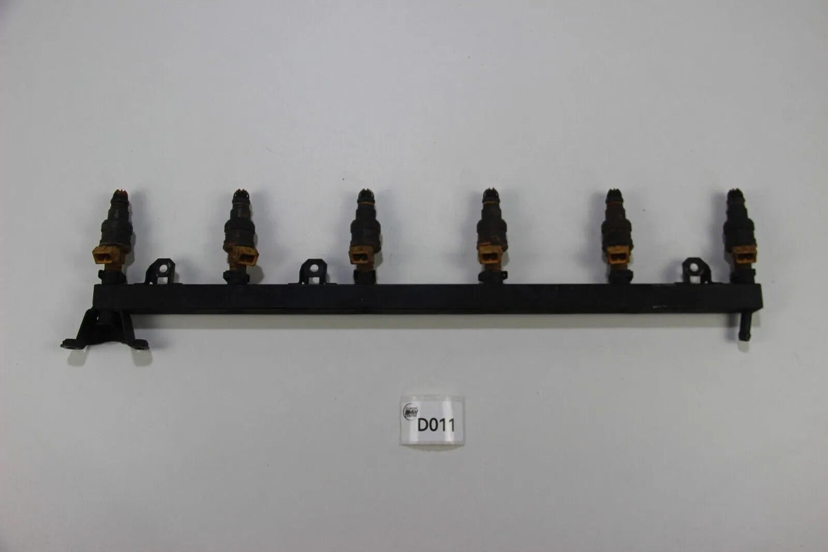 Original BMW E34 535i Einspritzleiste Fuelrail mit Injektoren Benzin OEM 5er