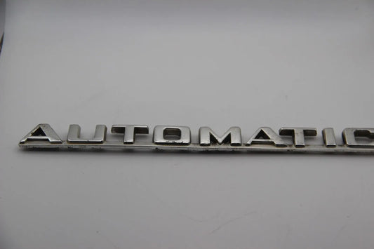 Original BMW Automatik Automatic Modellbezeichnung Emblem Badge Schriftzug