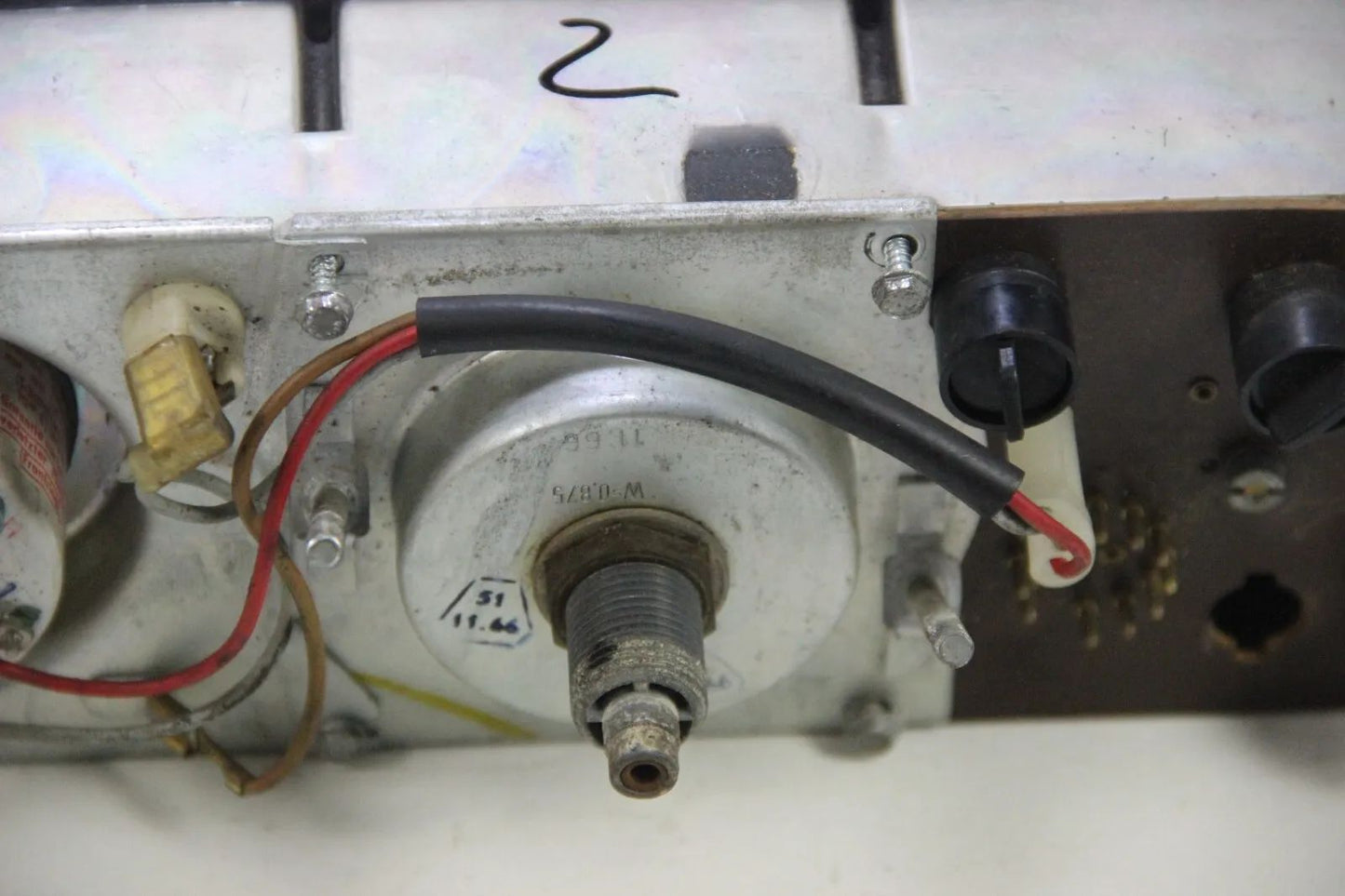 Original BMW 1600/2  Kombiinstrument Tacho 6V 1966 Chrom Cluster Speedometer