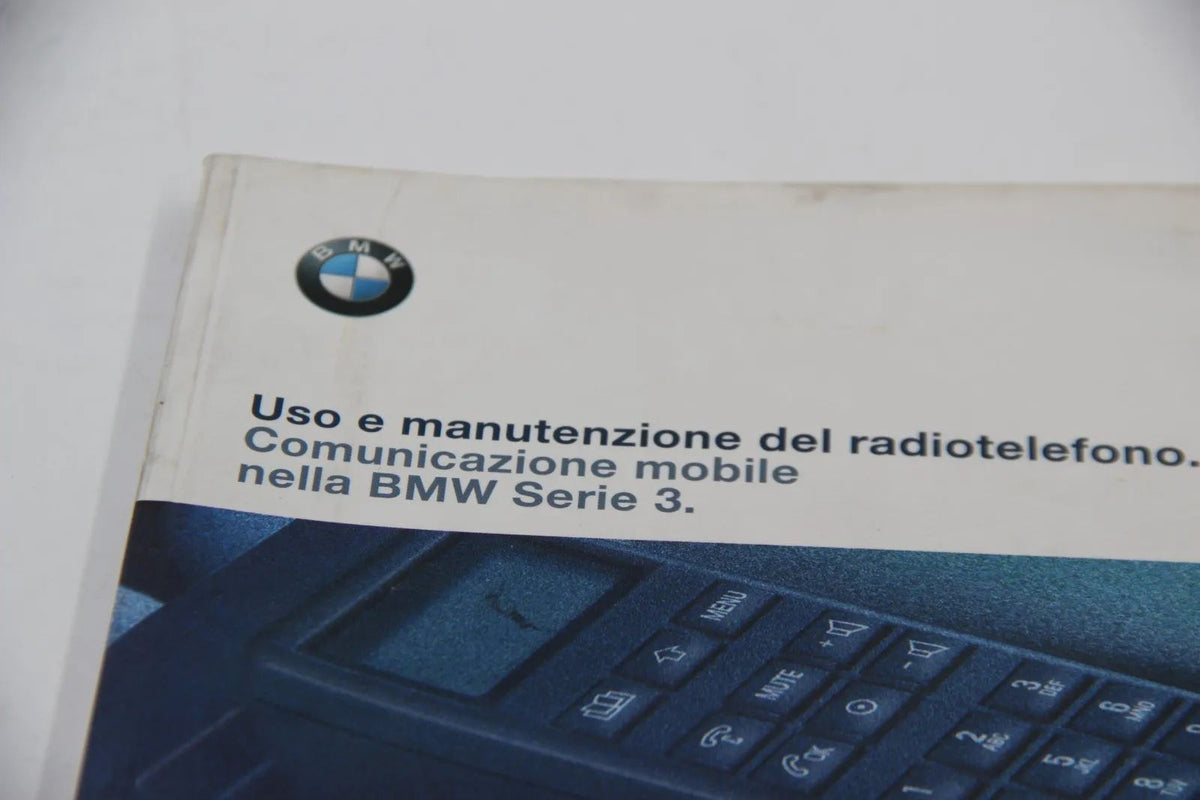 Original BMW E46  Betriebsanleitung Radio Telefon Italienisch 1440004441