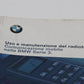 Original BMW E46  Betriebsanleitung Radio Telefon Italienisch 1440004441